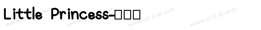 Little Princess字体转换